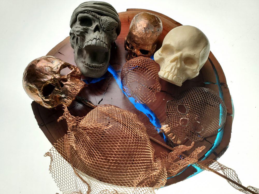 Matt Krivicke skull Art