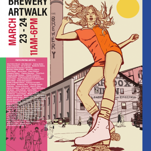 Poster image of the 2024 Spring Brewery Artwalk poster