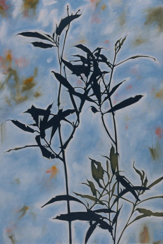 1. JSYKES, BLUE OLIVE, 2025, oil on canvas, 36 x 24 �3400 120 800