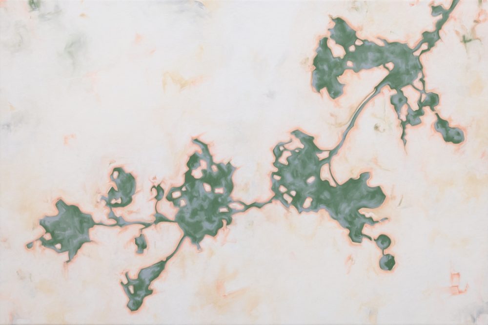 4. J. Sykes, ARSENALLE II, 2023, oil on canvas, 24 x 36 120 800
