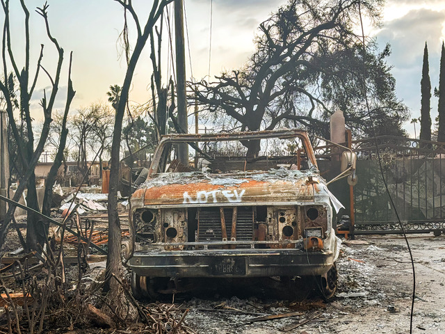 Burnt out pickup