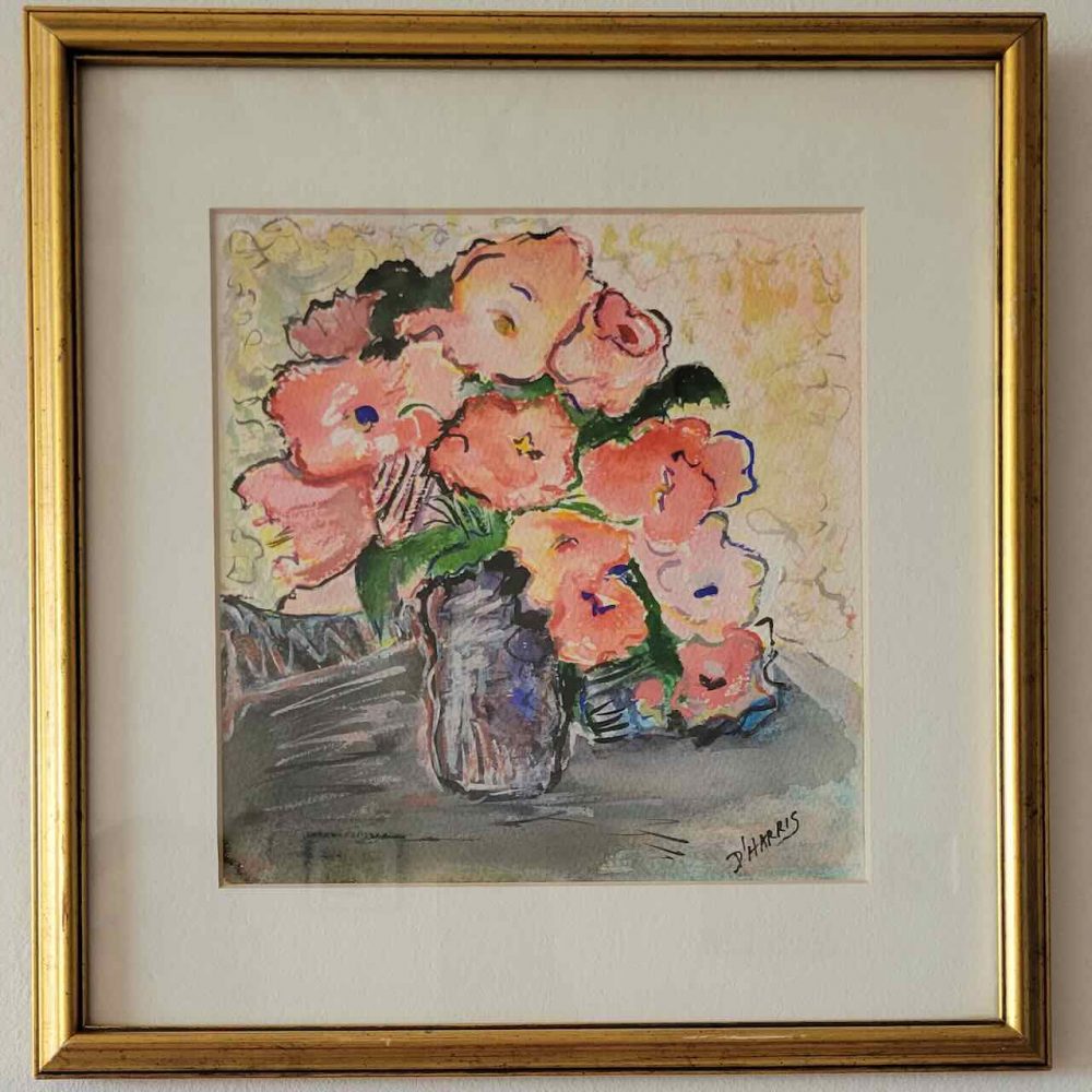 D'Harris_Flowers_8x9 in Watercolor