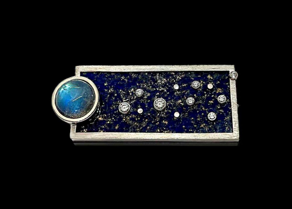 Outofthisworld-lapis-moonstone-brooch