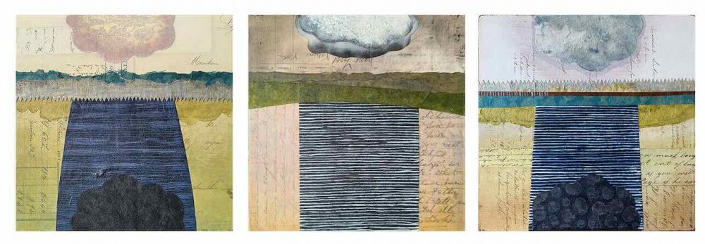 cloud triptych